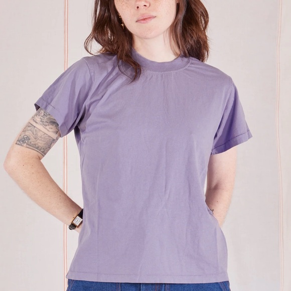 organic vintage tee big bud press size xxs dark purple grape - Picture 6 of 6